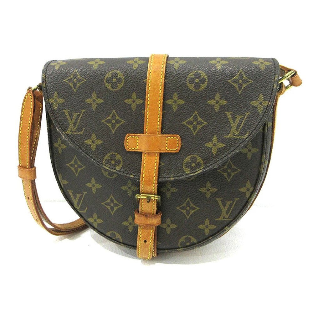 LOUIS VUITTON Monogram Chantilly Shoulder Bag Brown